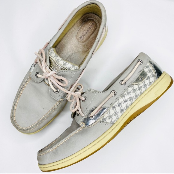 Sperry Shoes - Sperry Top Sider Songfish Boat Shoe Houndstooth